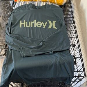 Hurley Dark Green Long Sleeve Top
